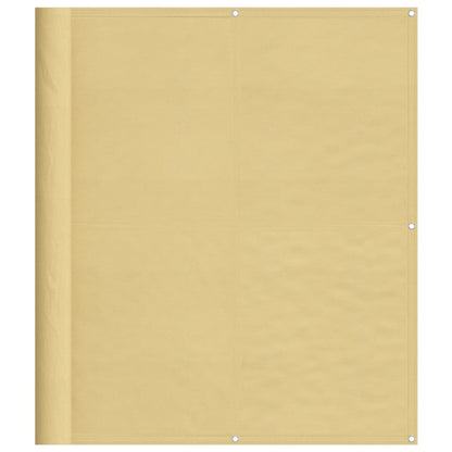 Balcony Screen Sand 120x400 cm 100% Polyester Oxford