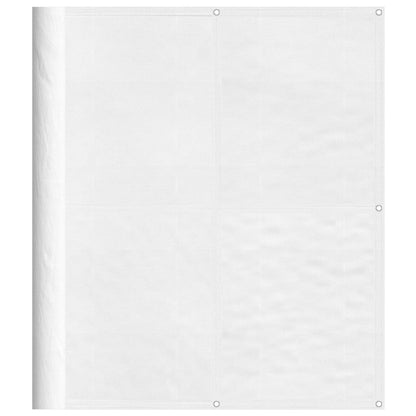 Balcony Screen White 120x700 cm 100% Polyester Oxford