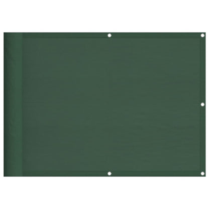 Balcony Screen Dark Green 75x700 cm 100% Polyester Oxford