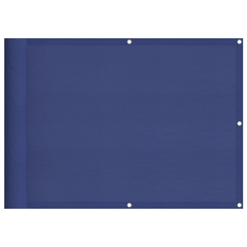 Balcony Screen Blue 75x700 cm 100% Polyester Oxford