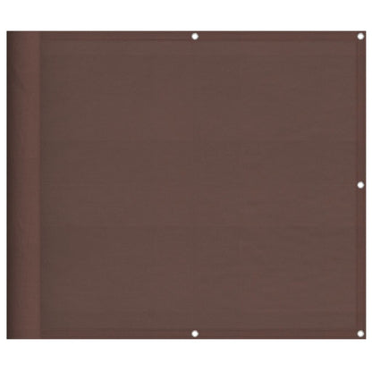 Balcony Screen Brown 90x800 cm 100% Polyester Oxford