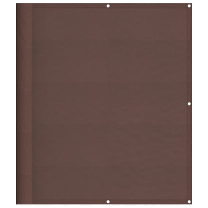Balcony Screen Brown 120x700 cm 100% Polyester Oxford