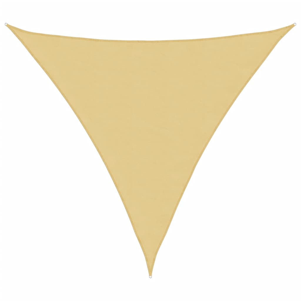 Sun Shade Sail Sand 2x2x2 m 100% Polyester Oxford