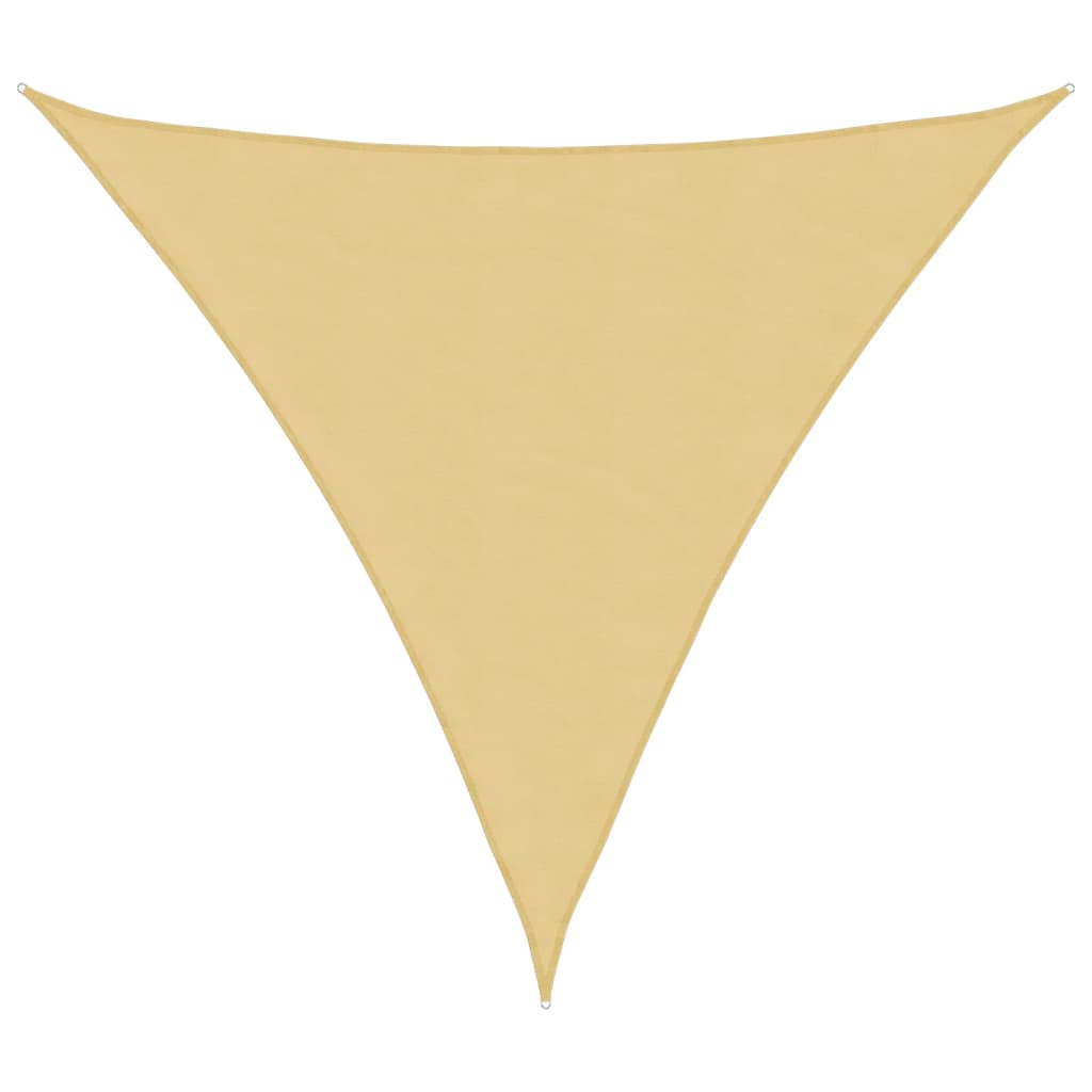 Sun Shade Sail Sand 3x3x3 m 100% Polyester Oxford