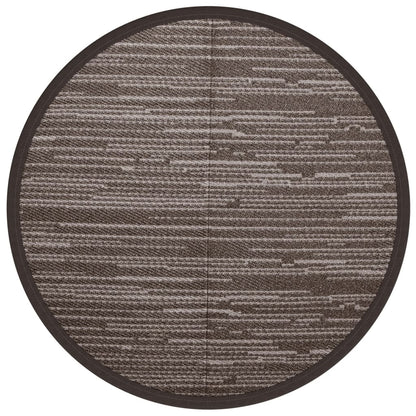 Outdoor Carpet ARAKIL Brown Ø200 cm PP