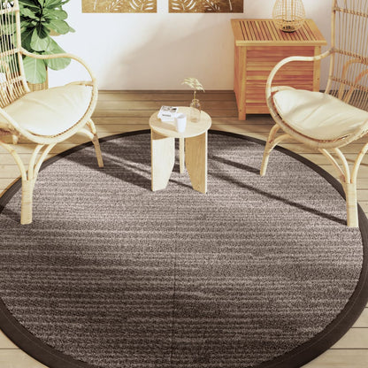 Outdoor Carpet ARAKIL Brown Ø200 cm PP
