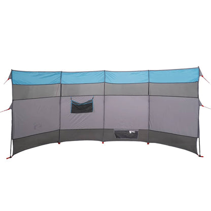 Camping Windbreak Blue 366x152x152 cm Waterproof