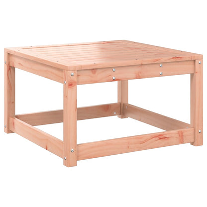 Garden Footstool with Cushions Solid Wood Douglas