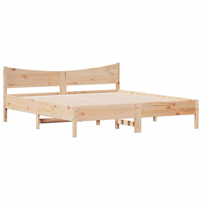 Bed Frame without Mattress 180x200 cm Super King Solid Wood Pine