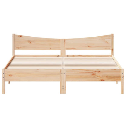 Bed Frame without Mattress 180x200 cm Super King Solid Wood Pine