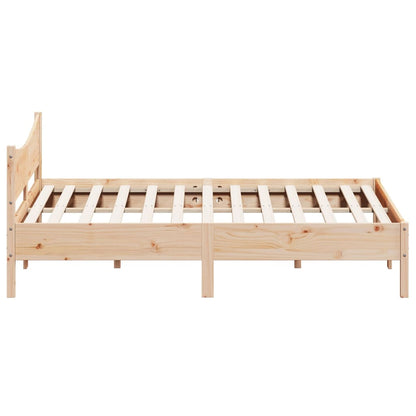 Bed Frame without Mattress 180x200 cm Super King Solid Wood Pine
