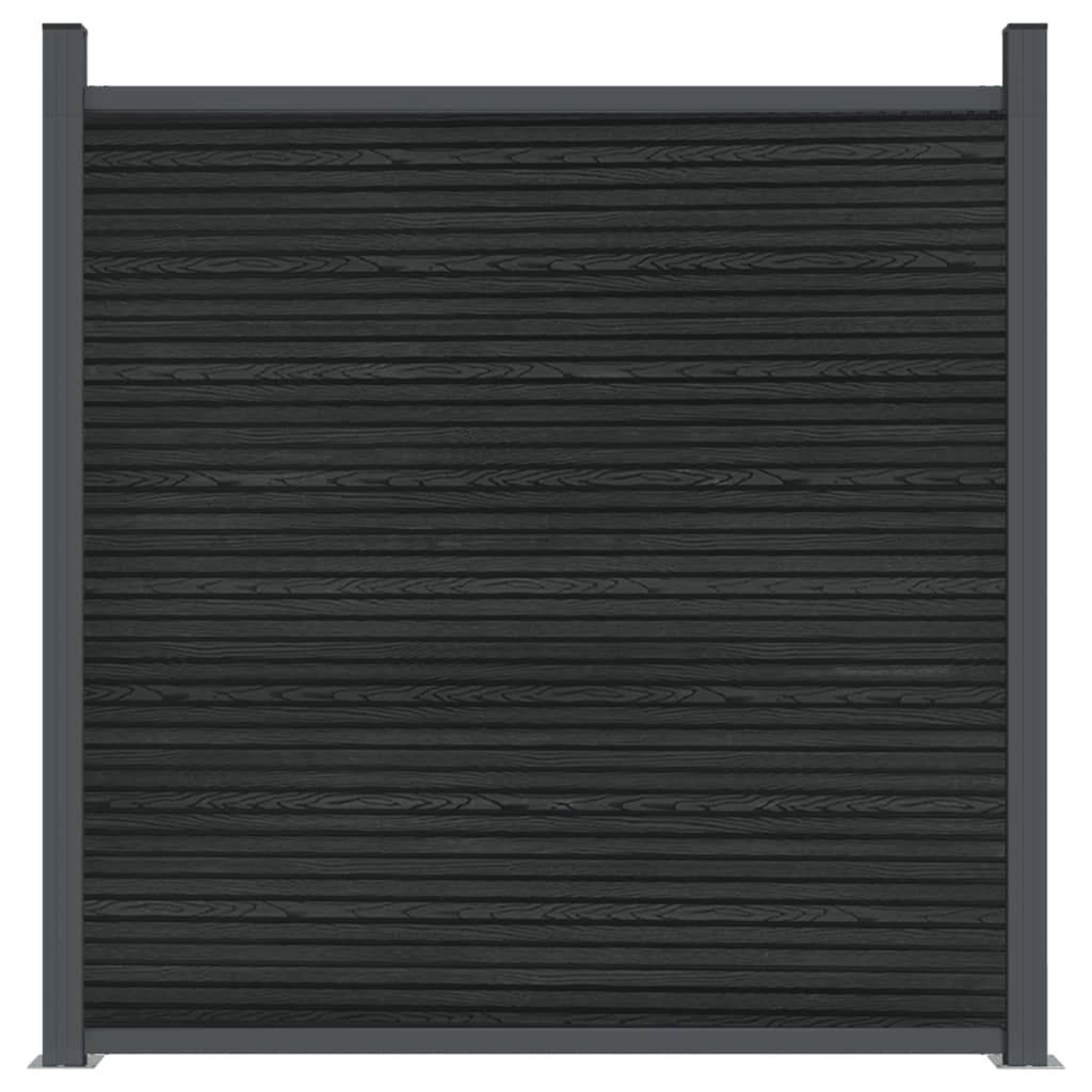 Fence Panel WPC Grey 180x186 cm