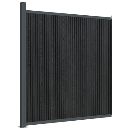 Fence Panel WPC Grey 173x186 cm