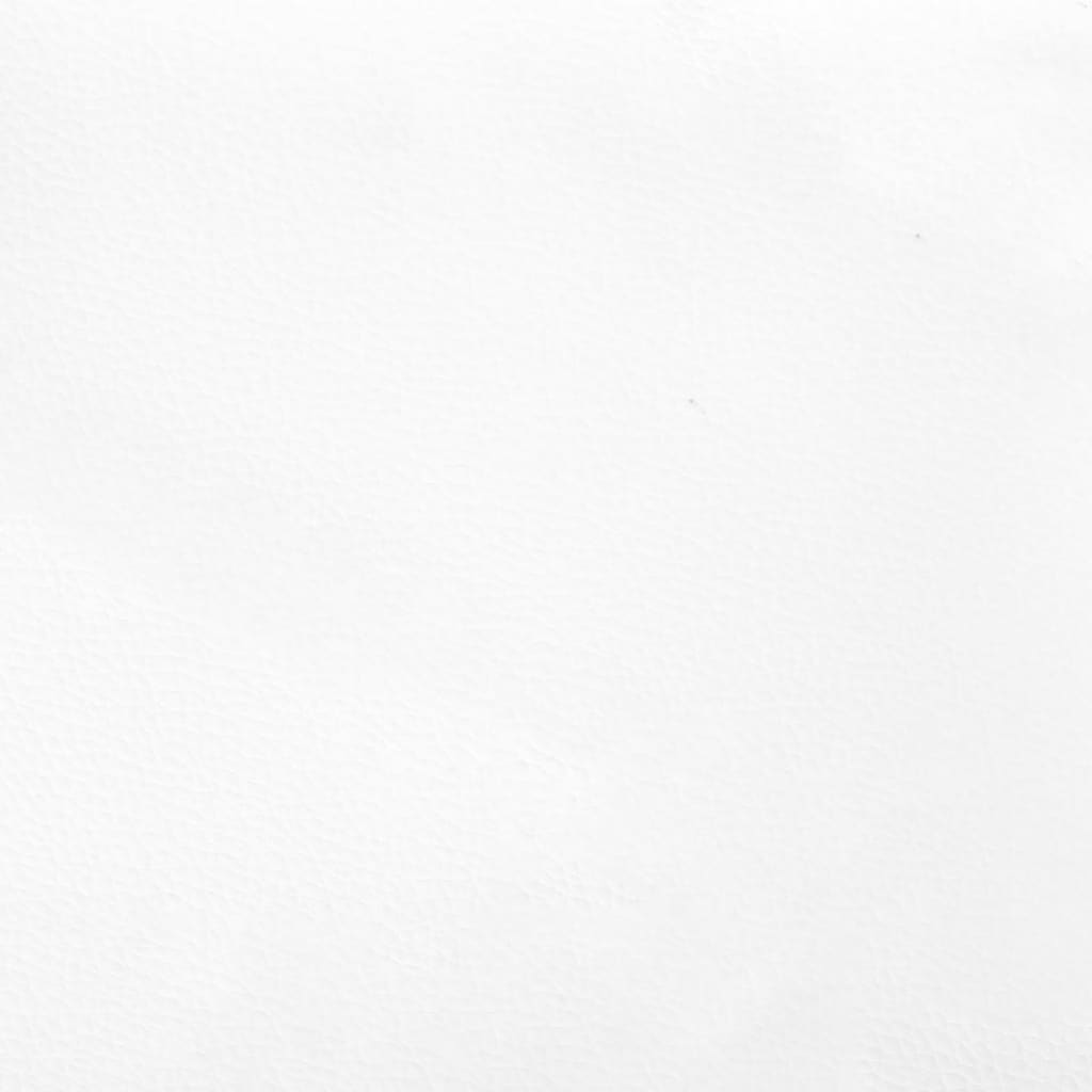 Bed Frame without Mattress White 120x190 cm Small Double Faux Leather