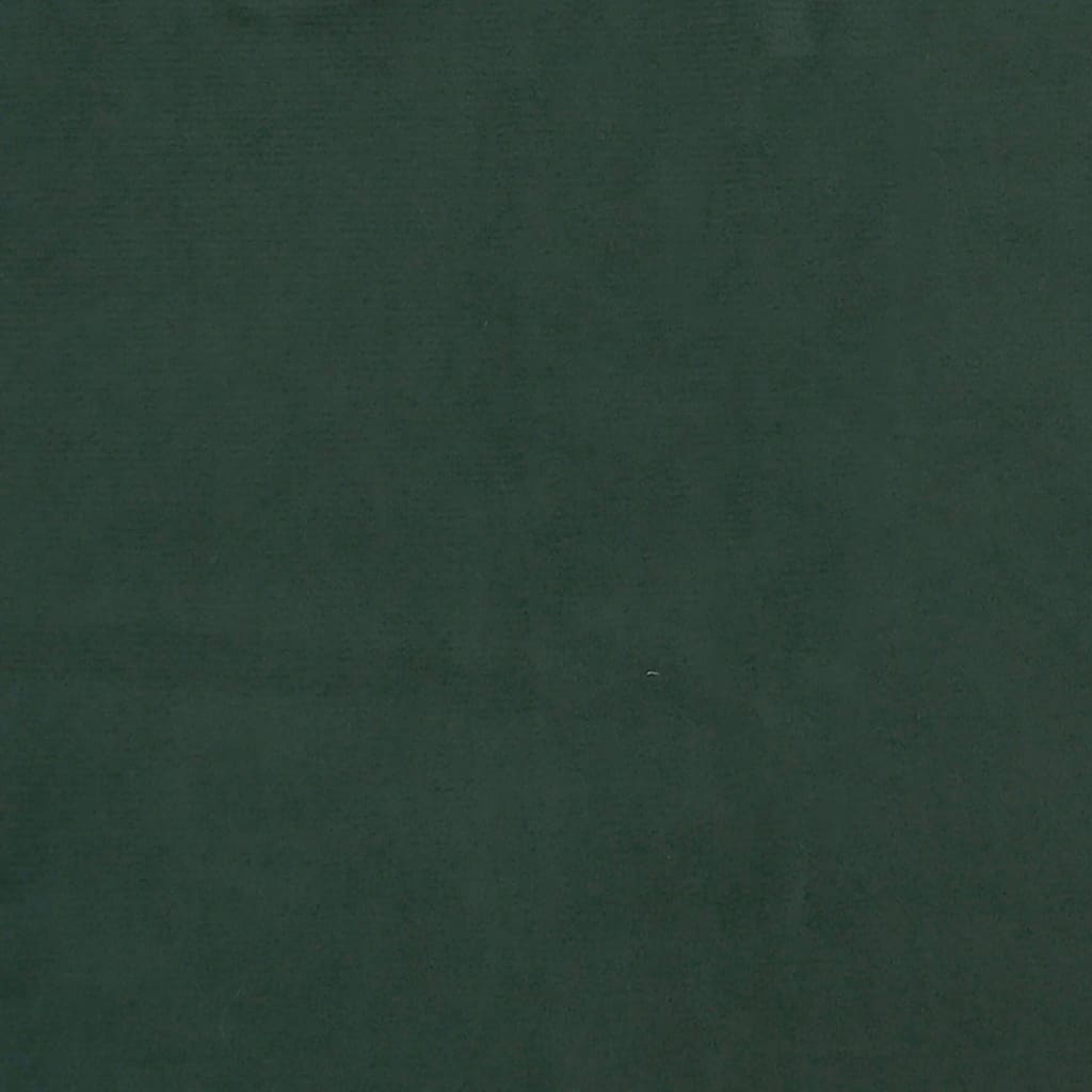 Bed Frame without Mattress Dark Green 120x190 cm Small Double Velvet
