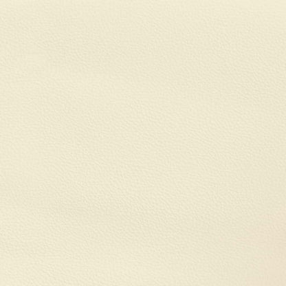 Bed Frame without Mattress Cream 120x190 cm Small Double Faux Leather