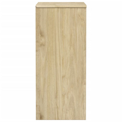 Drawer Cabinet SAUDA Oak 76.5x39x91 cm Solid Wood Pine