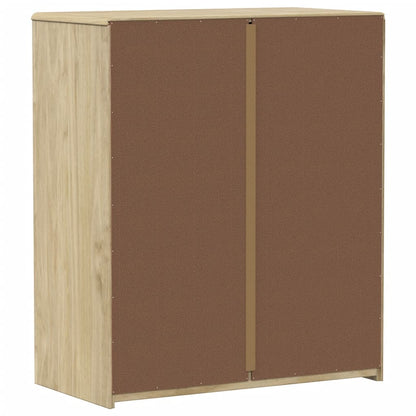 Drawer Cabinet SAUDA Oak 76.5x39x91 cm Solid Wood Pine