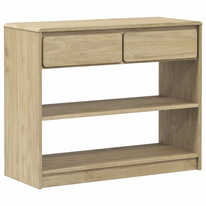Console Table SAUDA Oak 89.5x36.5x73 cm Solid Wood Pine