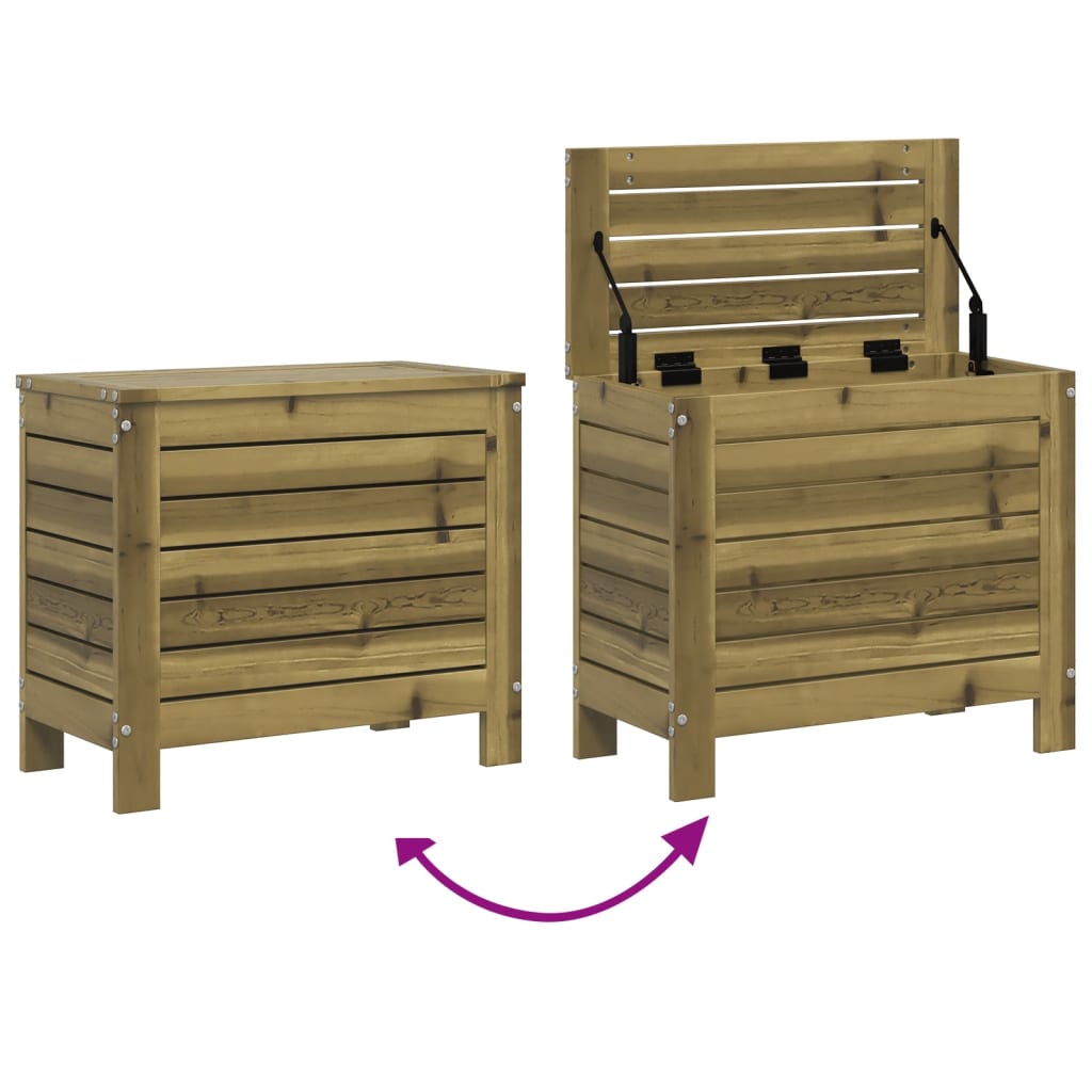 Garden Footstool 62x31.5x52 cm Impregnated Wood Pine