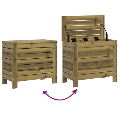 Garden Footstool 62x31.5x52 cm Impregnated Wood Pine