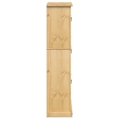 Shoe Cabinet Corona 99x32x138 cm Solid Wood Pine