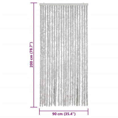 Fly Curtain Grey 90x200 cm Chenille