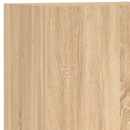 4 Piece TV Wall Units Sonoma Oak Engineered Wood