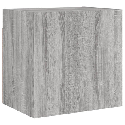 4 Piece TV Wall Units Grey Sonoma Engineered Wood