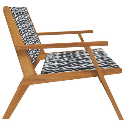 Garden Furniture White 122 x 78 x 73cm Solid Acacia wood