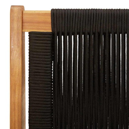 Garden Furniture 2 pcs Black 78 x 67 x 73cm Solid Acacia wood