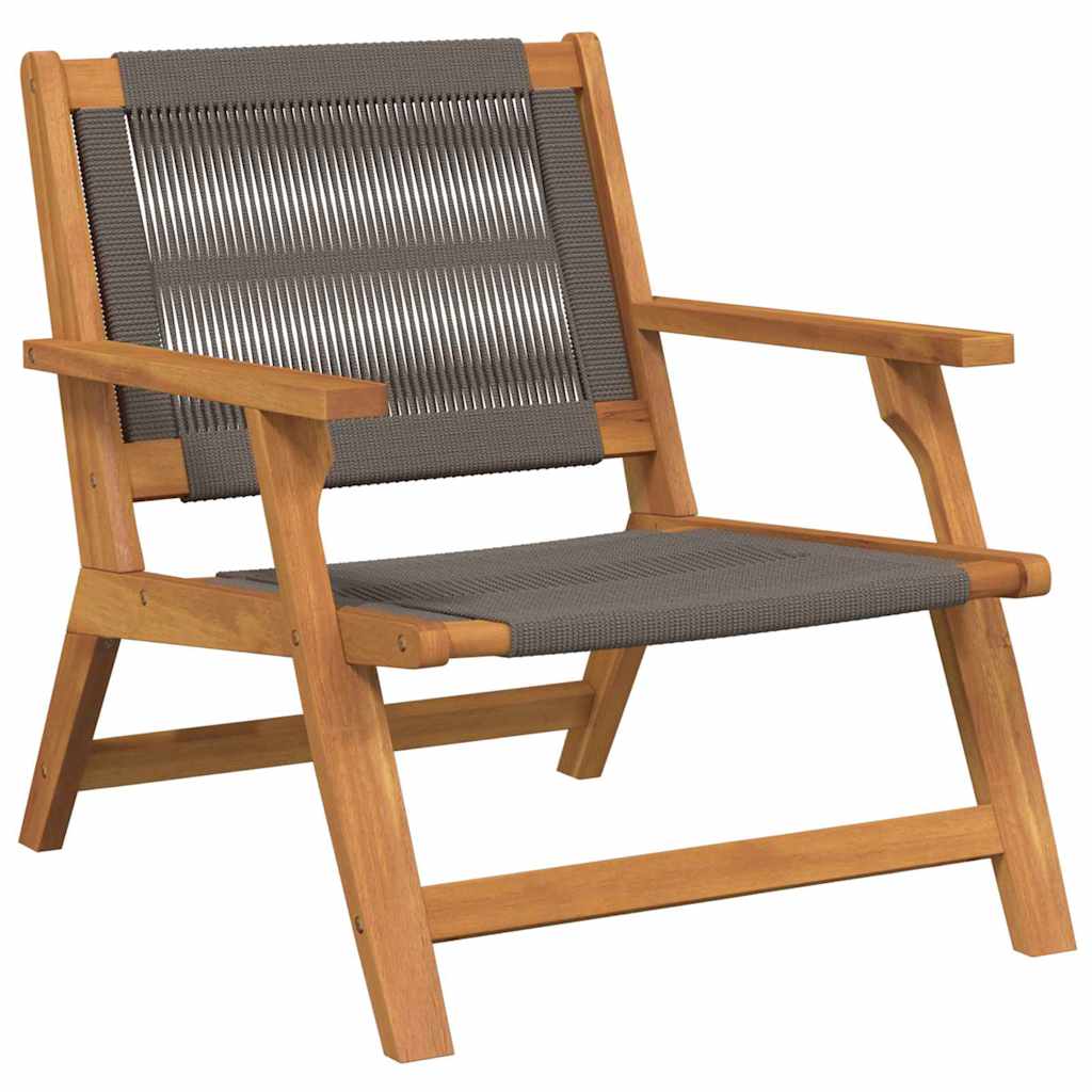 Garden Furniture 2 pcs Grey 78 x 67 x 73cm Solid Acacia wood