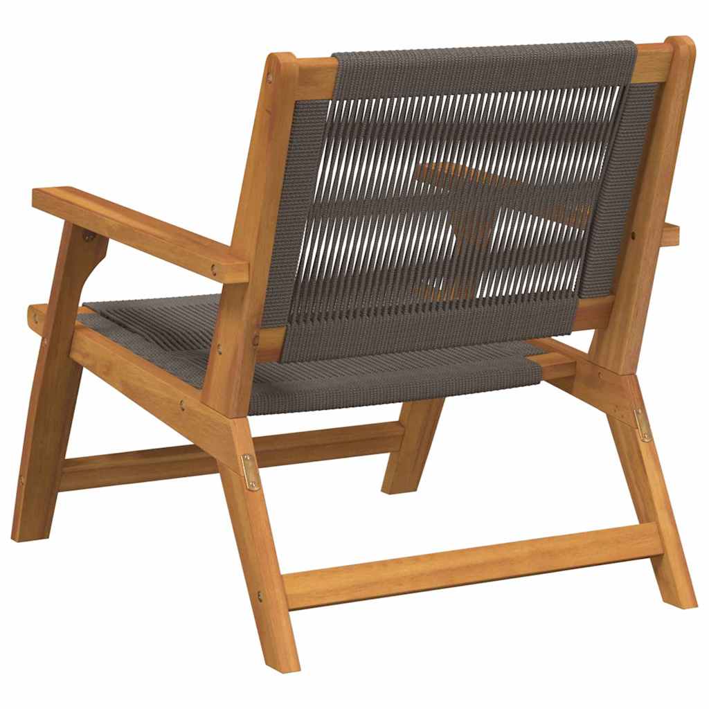 Garden Furniture 2 pcs Grey 78 x 67 x 73cm Solid Acacia wood