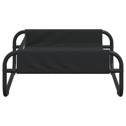 Elevated Dog Bed Anthracite Oxford Fabric and Steel