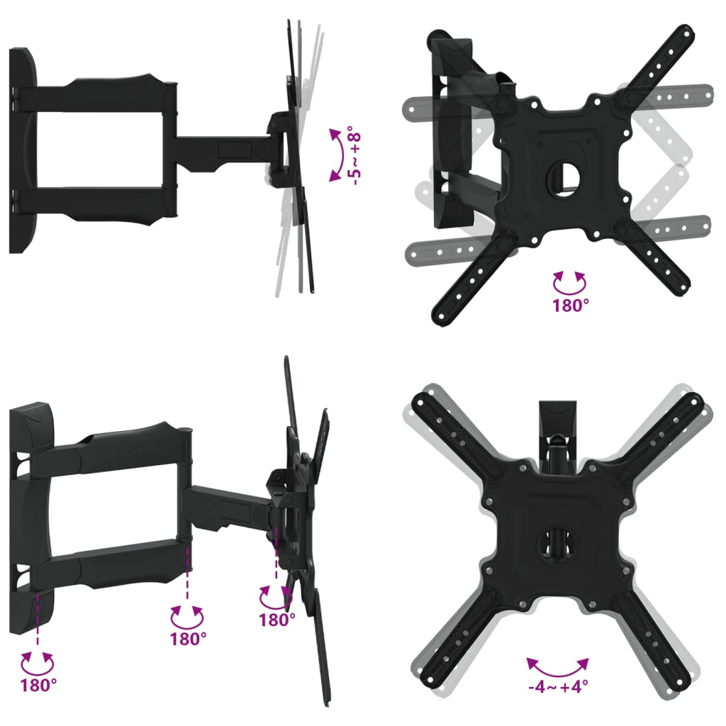 TV Wall Mount for 32-55 Inch Screen Max VESA 400x400 mm 35kg