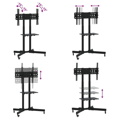 TV Stand on Wheels 32-70 Inch Screen Max VESA 600x400 mm 50kg
