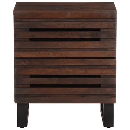 Bedside Cabinets 2 pcs 40x33x46 cm Solid Wood Mango