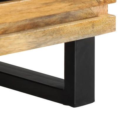 TV Cabinet 70x34x46 cm Solid Wood Rough Mango