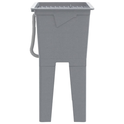 Laundry Tub Grey 59x41x75 cm Resin