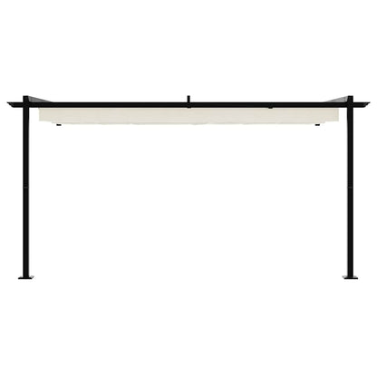 Wall Mounted Gazebo Cream Steel