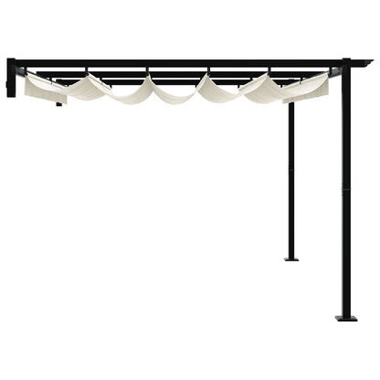 Wall Mounted Gazebo Cream Steel