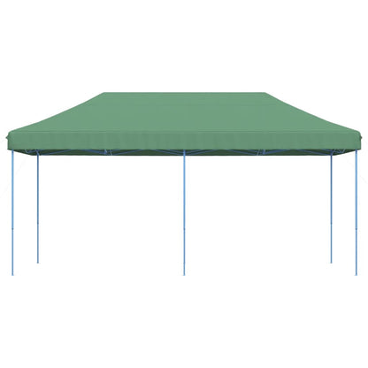 Foldable Party Tent Pop-Up Green 580x292x315 cm