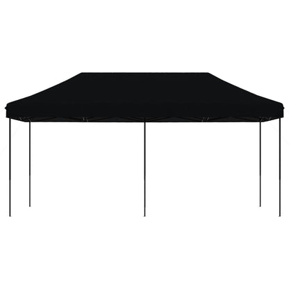 Foldable Party Tent Pop-Up Black 580x292x315 cm