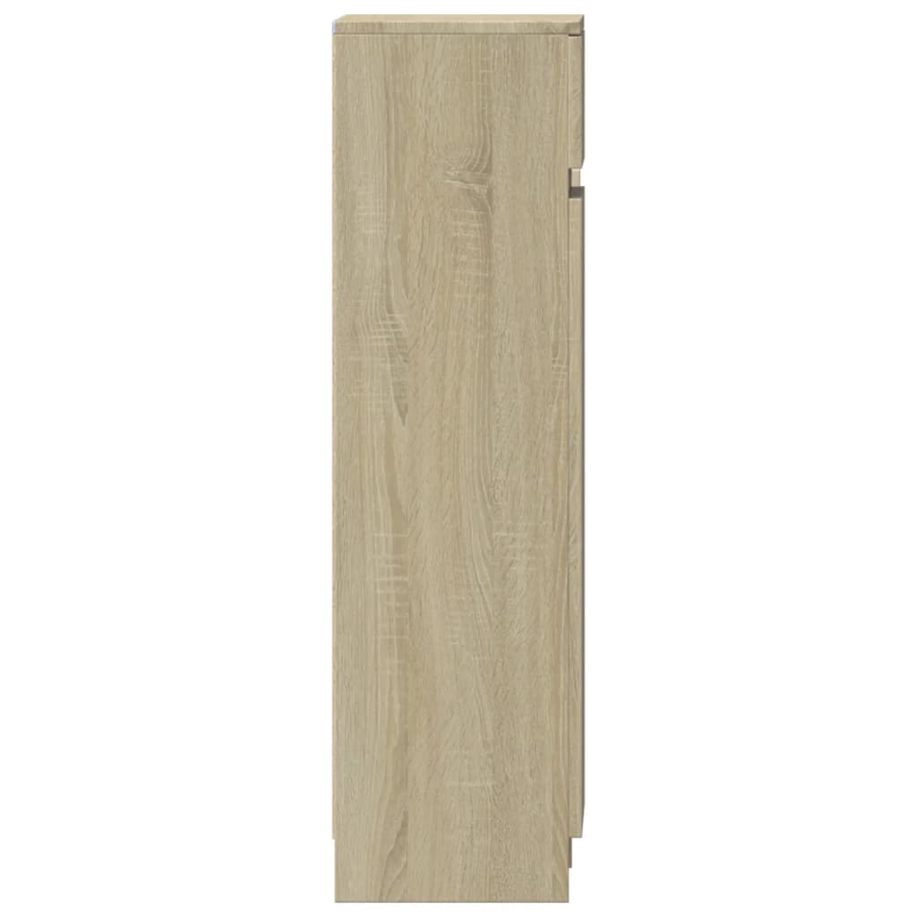 Shoe Cabinet Sonoma Oak 100.5x28x100 cm Engineered Wood