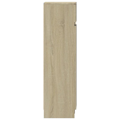Shoe Cabinet Sonoma Oak 100.5x28x100 cm Engineered Wood