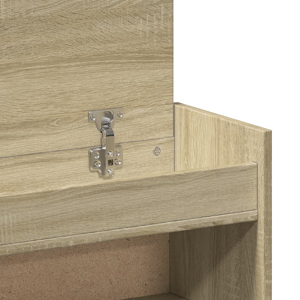 Shoe Cabinet Sonoma Oak 100.5x28x100 cm Engineered Wood