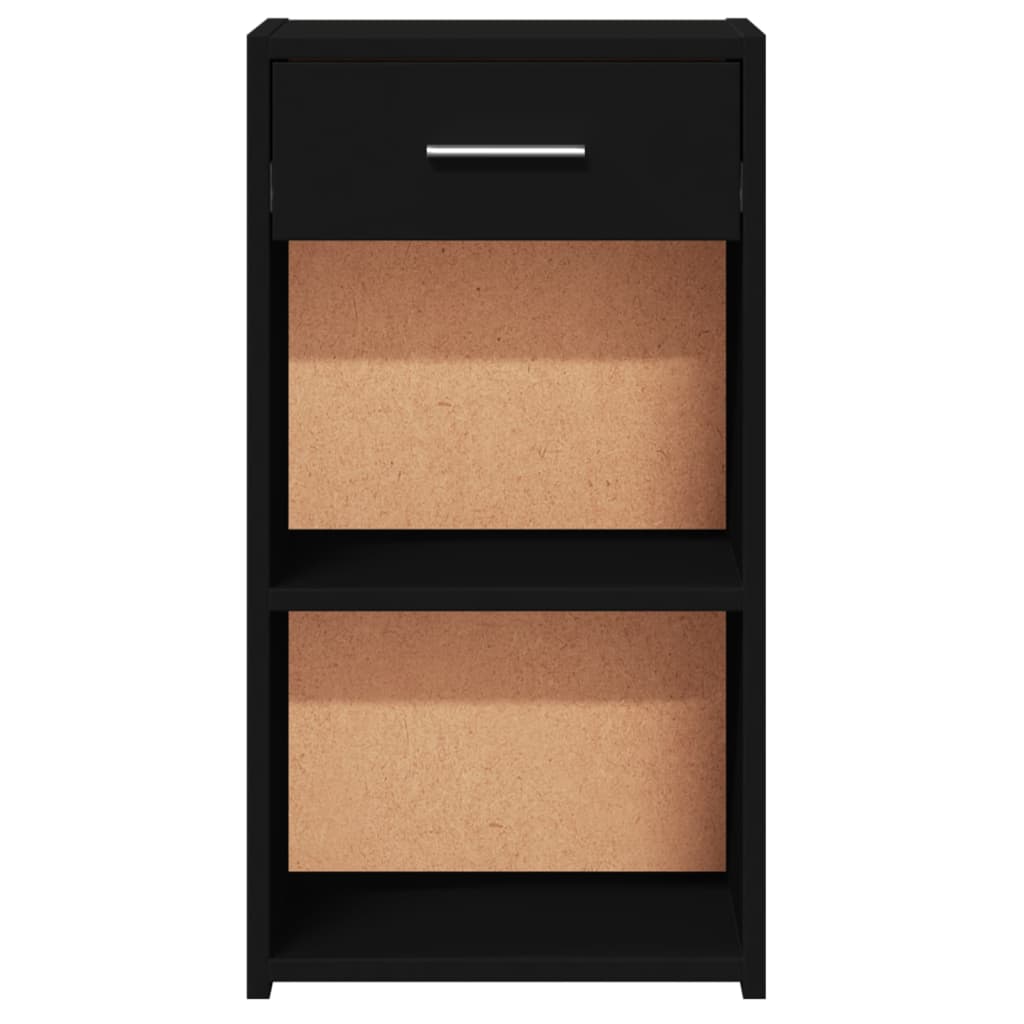 Bedside Cabinets 2 pcs Black 35x34x65 cm Engineered Wood