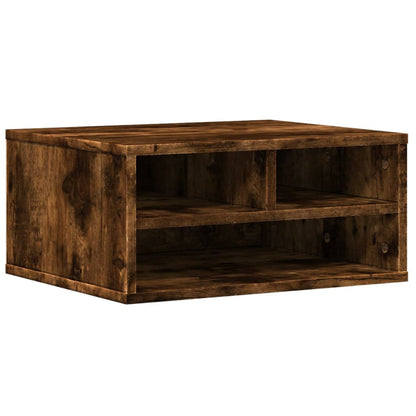 Printer Stand Smoked Oak 49x40x22,5 cm Engineered Wood