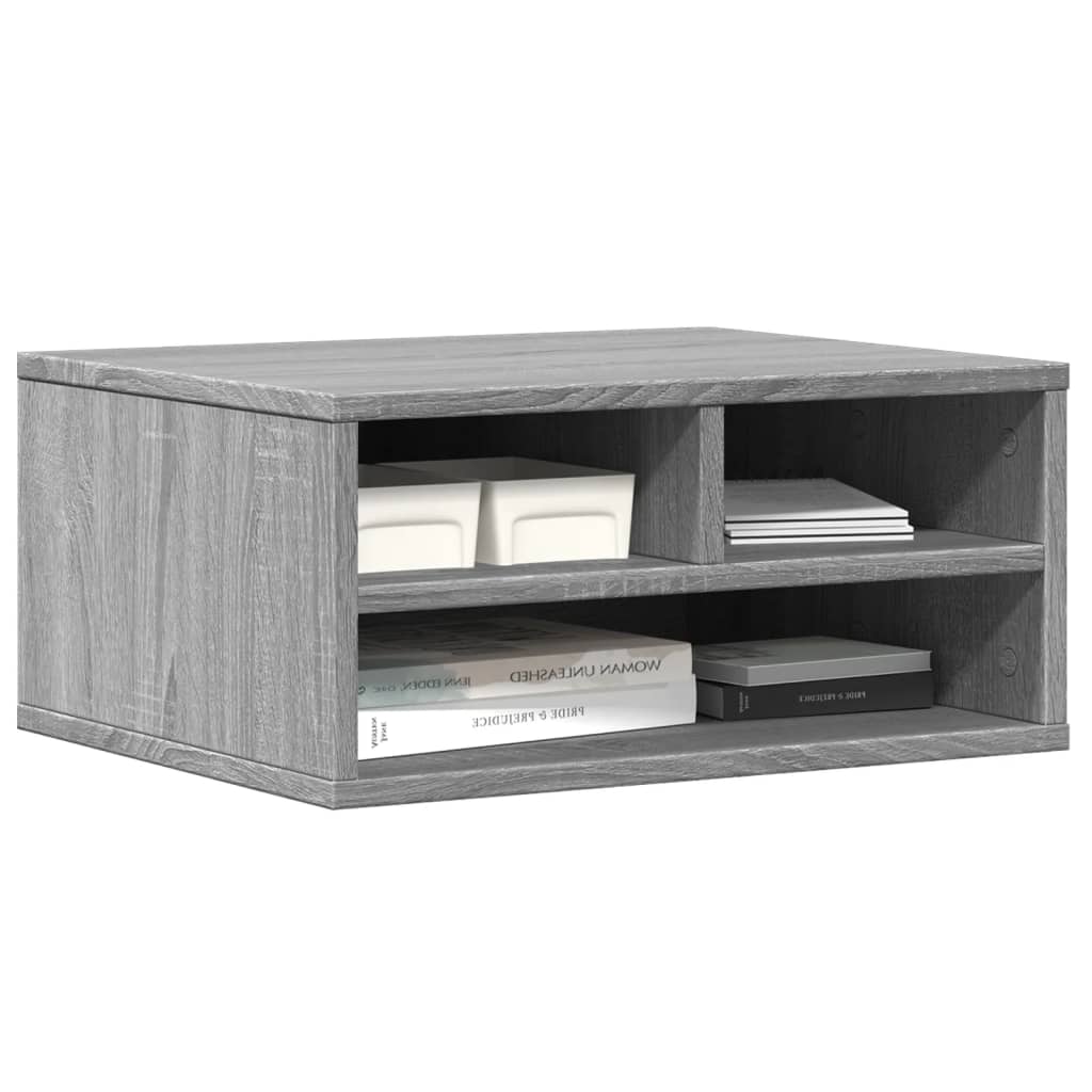 Printer Stand Grey Sonoma 49x40x22,5 cm Engineered Wood