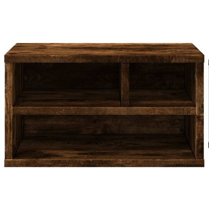 Printer Stand Smoked Oak 40x32x22,5 cm Engineered Wood